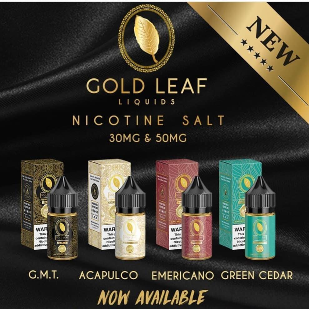 Gold Leaf Salt Nicotine Ejuice