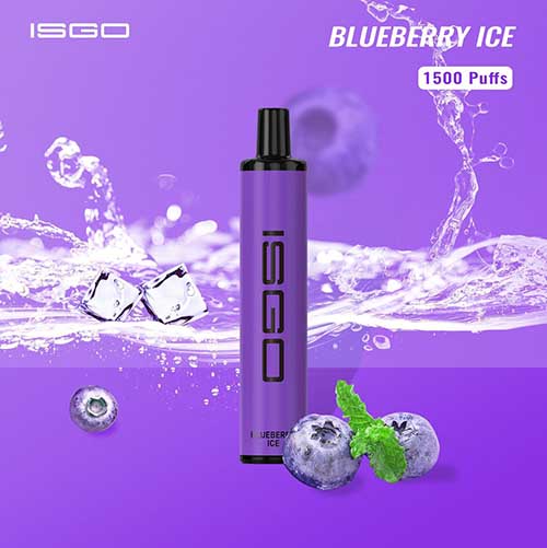 ISGO-PARIS-UAE-DISPOSABLE-VAPE-1500-PUFFS-BLUEBERRY-ICE