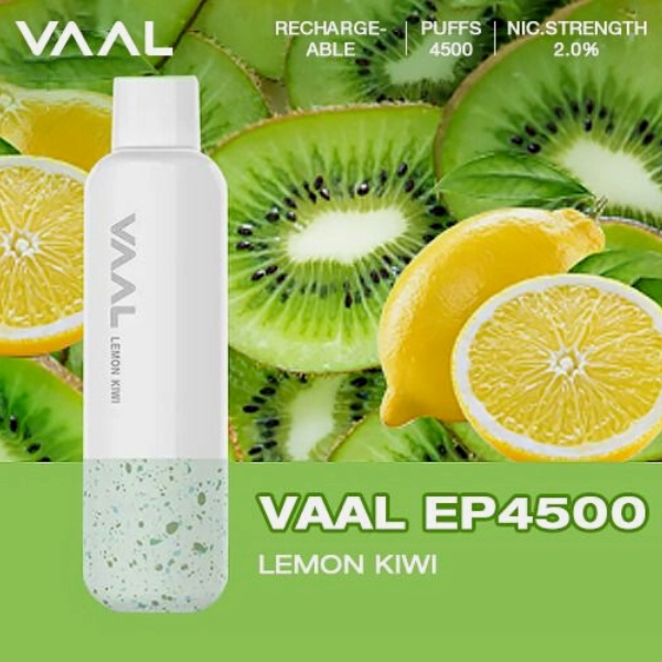 VAAL EP4500 DISPOSABLE VAPE IN UAE LEMON KIWI