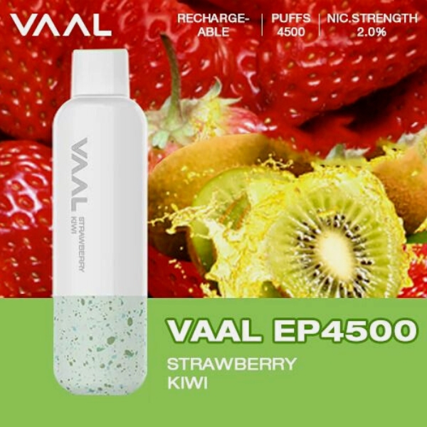 VAAL EP4500 DISPOSABLE VAPE IN UAE STRAWBERRY KIWI