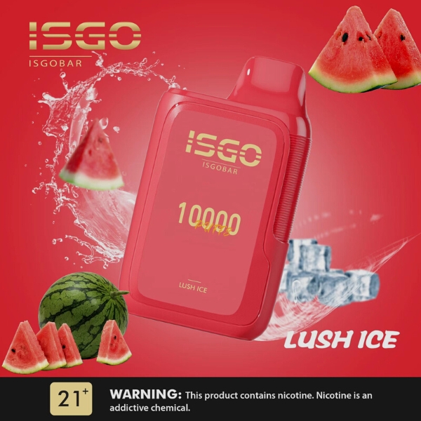 ISGO BAR 10000 PUFFS DISPOSABLE IN UAE LUSH ICE