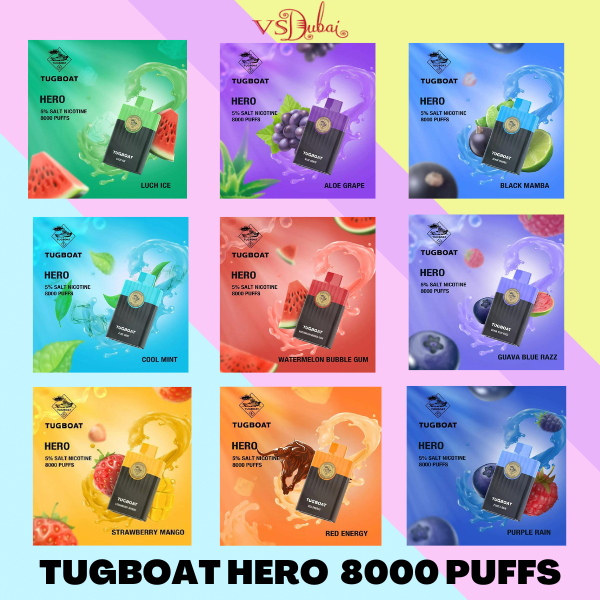 TUGBOAT HERO BEST DISPOSABLE 8000 PUFFS UAE