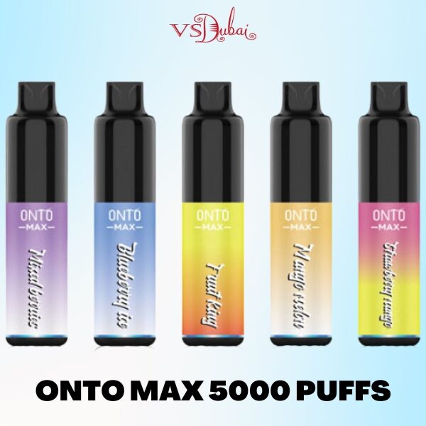 ONTO MAX 5000 PUFFS BEST DISPOSABLE IN UAE