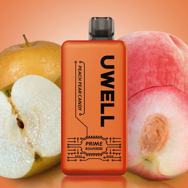 UWELL PRIME BG 12000 PUFFS _ BEST DISPOSABLE IN UAE peach pear candy