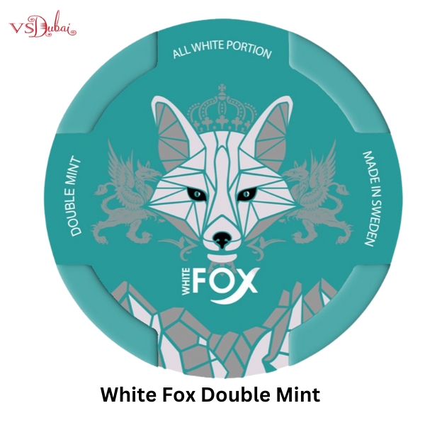 White Fox Double Mint sweden Nicotine Pouches in Dubai